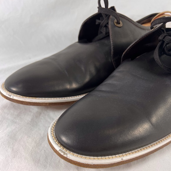 LOUIS VUITTON Brown Leather Lace Up Classic Oxfords Made in Italy 10 11US - Picture 5 of 17